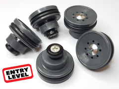 Testa pistone in POM concepita per raffiche veloci e per migliorare la silenziosità della replica (TPAVP)