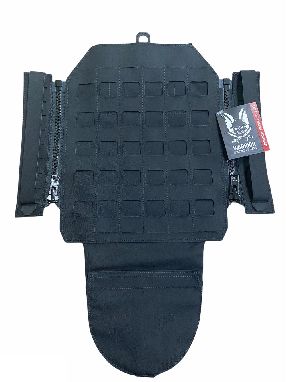 Warrior Laser Cut Assaulters Back Panel – Black
