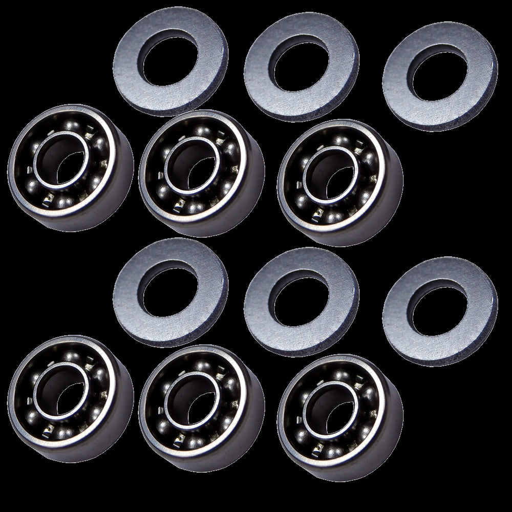 Boccole da 8 mm Cuscinettate Aperte per A&K Minimi / M60 / MK43