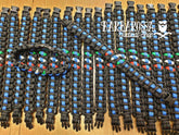 Bracciale Paracord Thin Blue Line Black + ITA