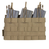 Warrior Removable Triple MOLLE Open Pouch for RPC - Coyote Tan