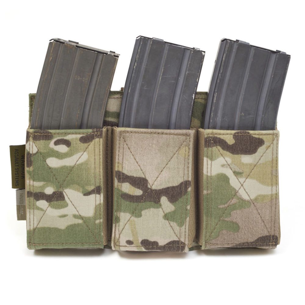 Warrior Triple Elastic Mag Pouch - Multicam