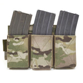 Warrior Triple Elastic Mag Pouch - Multicam