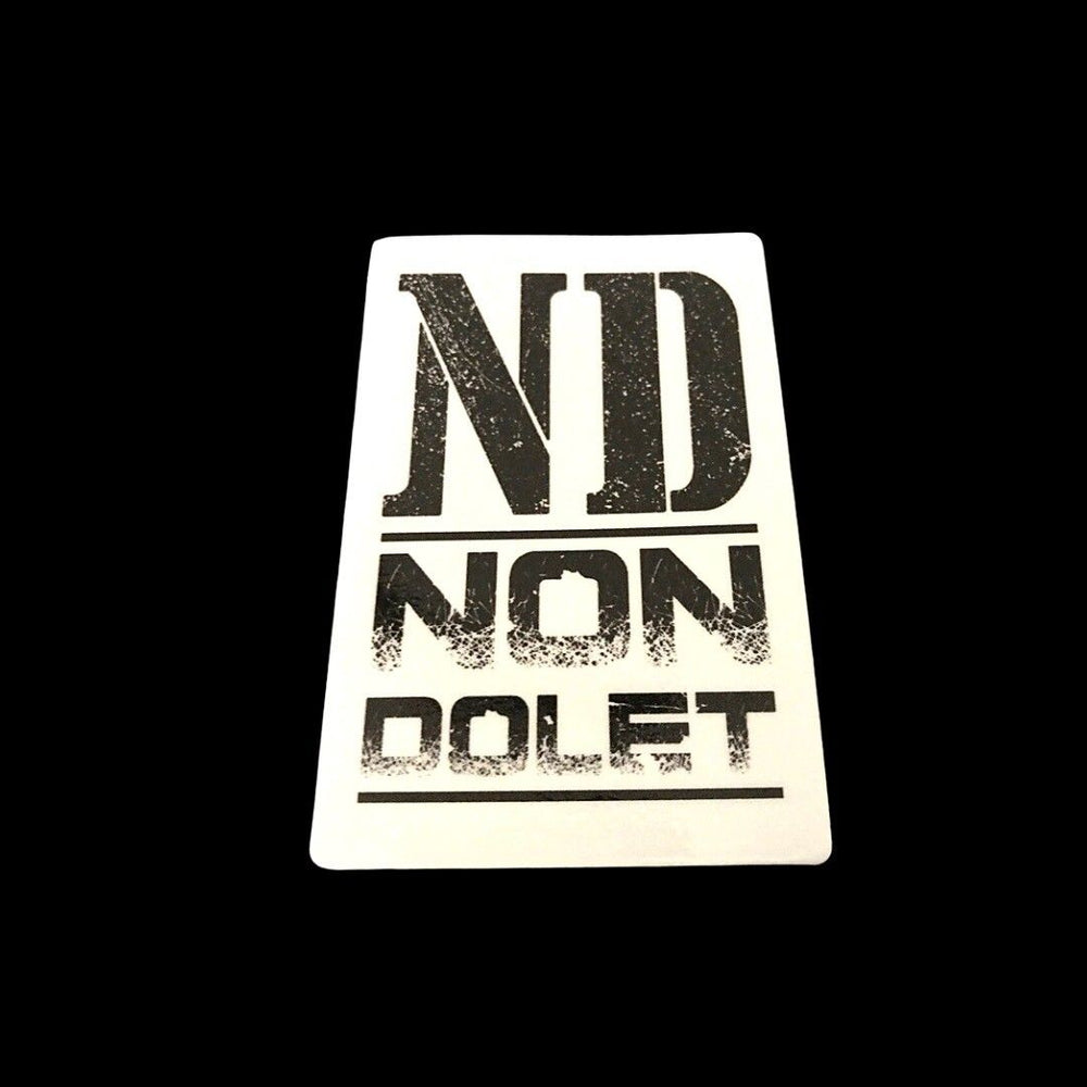 Sticker TEXT LOGO ND - NON DOLET