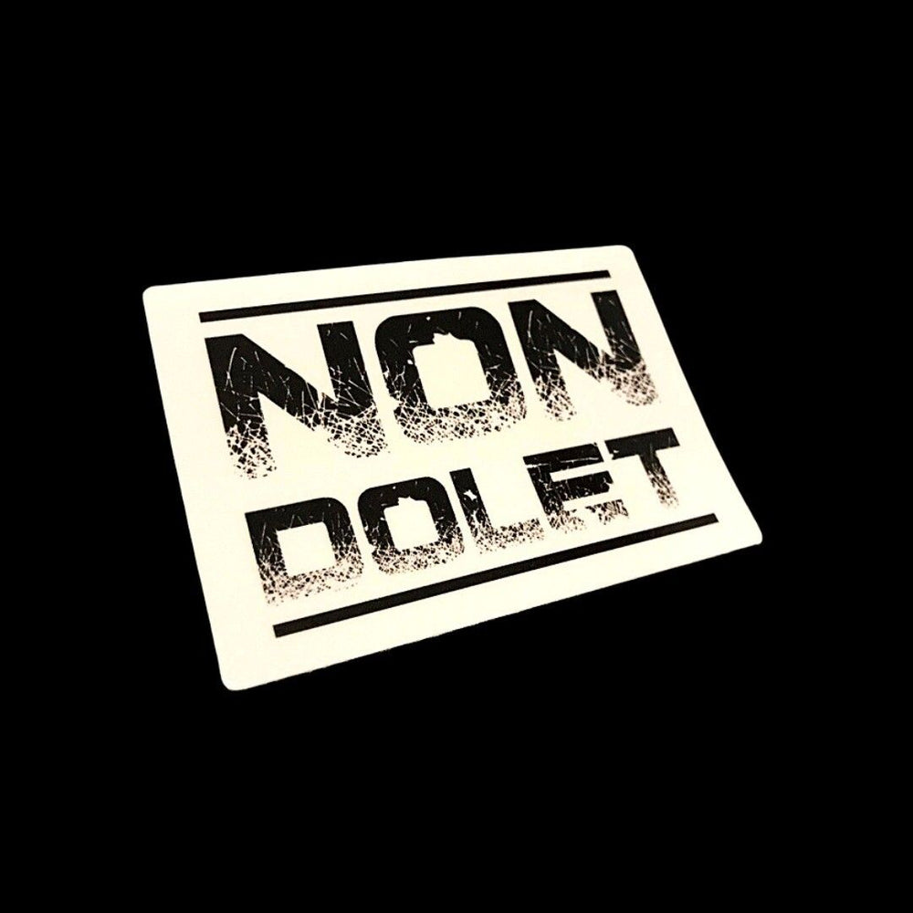 Sticker TEXT LOGO NON DOLET