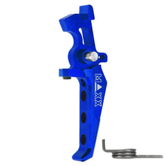 CNC Aluminum Advanced Speed Trigger (Style E) - Blue