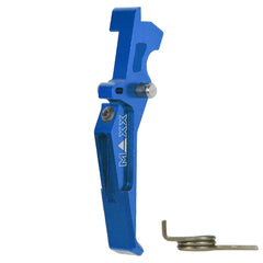 CNC Aluminum Advanced Trigger (Style E) - Blue