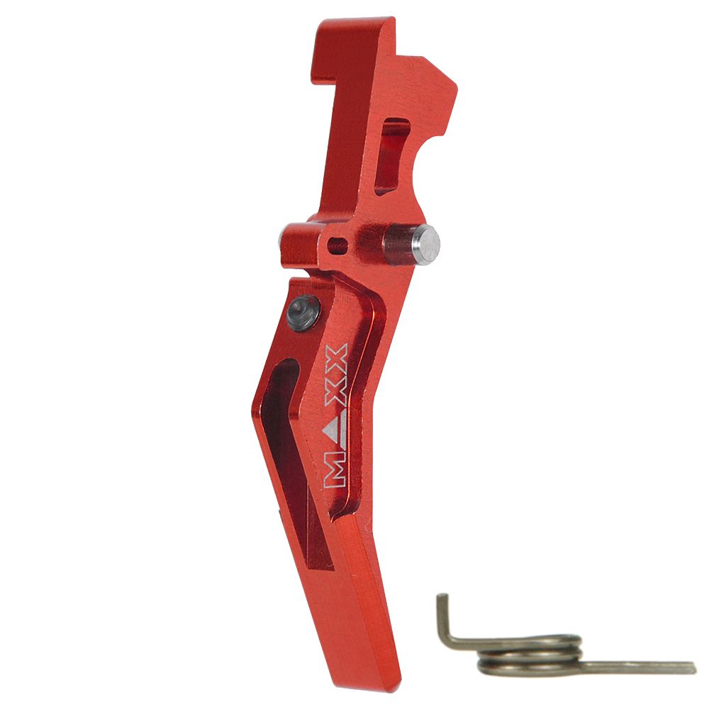 CNC Aluminum Advanced Trigger (Style B) - Red