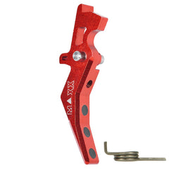 CNC Aluminum Advanced Trigger (Style B) - Red