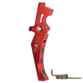 CNC Aluminum Advanced Trigger (Style D) - Red