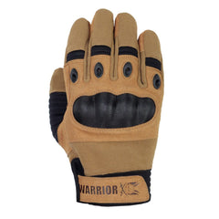 Warrior Omega Hard Knuckle Gloves - Coyote Tan