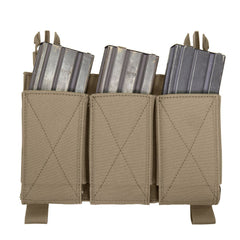 Warrior Removable Triple Elastic Mag Pouch Coyote Tan