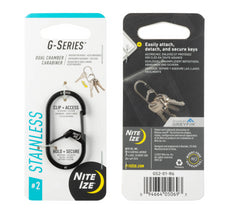 Nite Ize - G-Series Dual Chamber Carabiner - Black