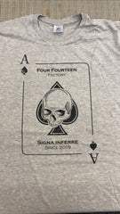 4-14 T-Shirt “ACE OF SPADES” Grey