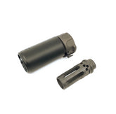 Airsoft Artisan - SF Style Muzzle Brake W Comp Flash Hider - Black