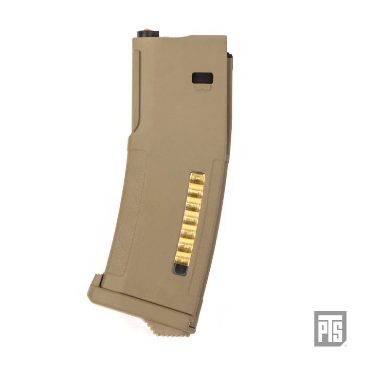 PTS Caricatore Monofilare EPM per M4/Scar/416 SRE - Dark Earth