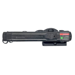 SomoGear PEQ-2A Old School Visible Flashlight - Black/Green