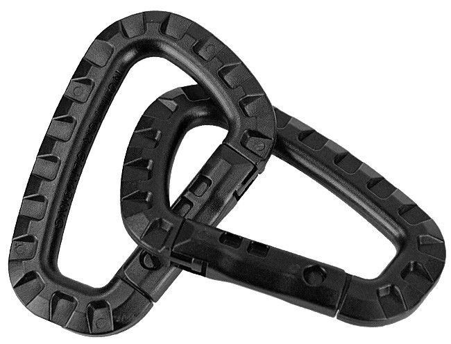 Moschettoni Karabiner ABS Black