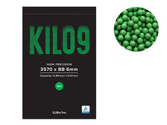 KILO9 - 0.28G Biodegradable 6mm Airsoft BB Green - 4000rd