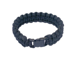 Braccialetto Militare in Paracord Black