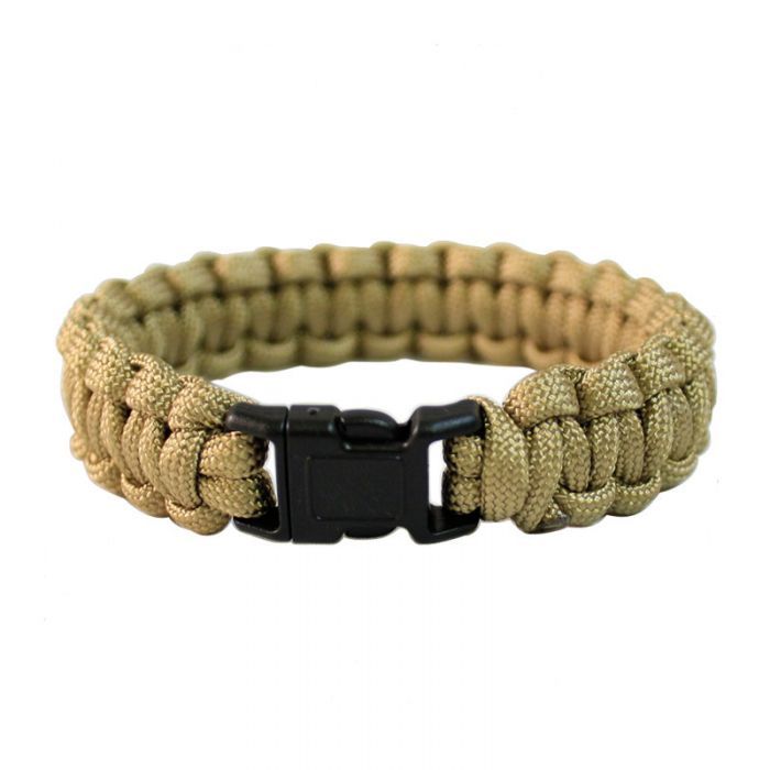 Braccialetto Militare in Paracord Coyote