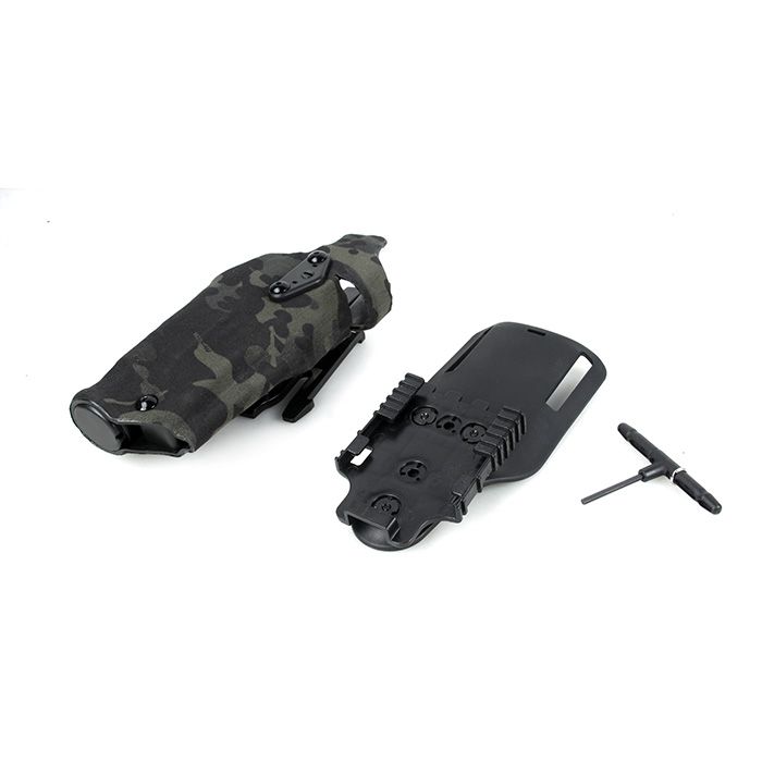 TMC Fondina Rigida 63DO per Glock con X300 - Multicam Black