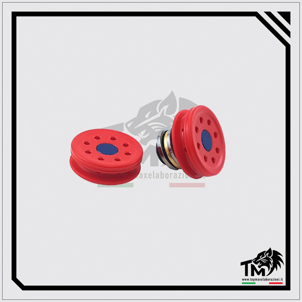 Top Max - Testa Pistone RedPower con Fori Radiali in Derlin