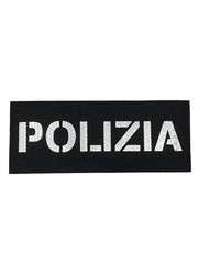 Patch Polizia Riflettente 20x8cm