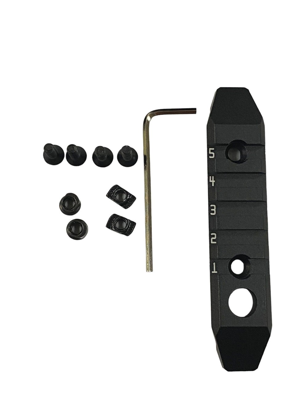 5-Slot Aluminum Rail for M-LOK & Keymod