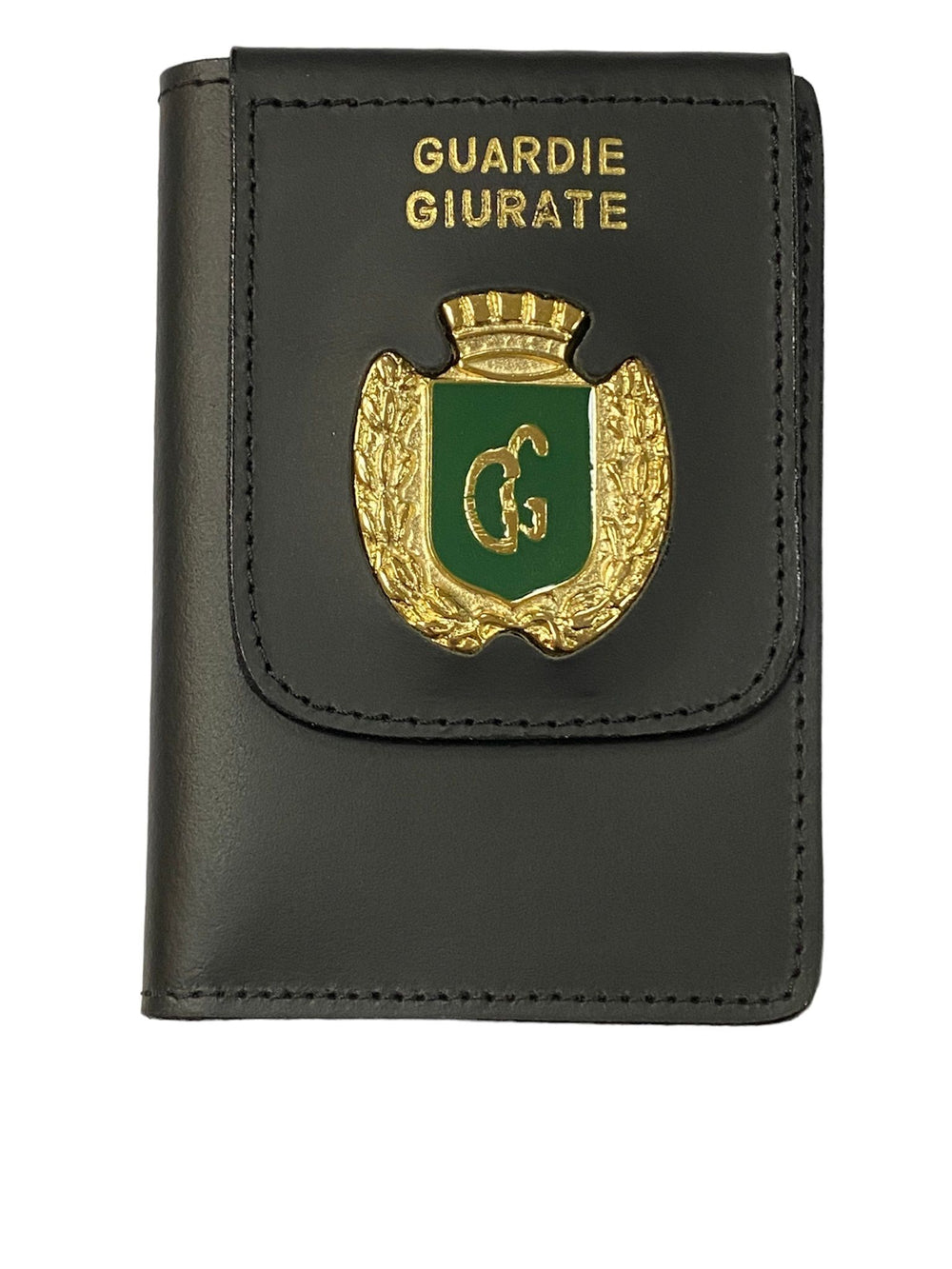 RADAR - Porta foglio in Pelle con Fregio Guardie Giurate - Verde