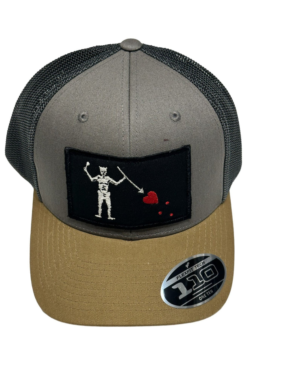 Cappellino Snap Back Barba Nera - Grey/Tan