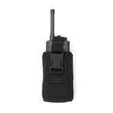 Warrior Adjustable Radio Pouch Black