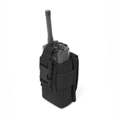 Warrior Adjustable Radio Pouch Black