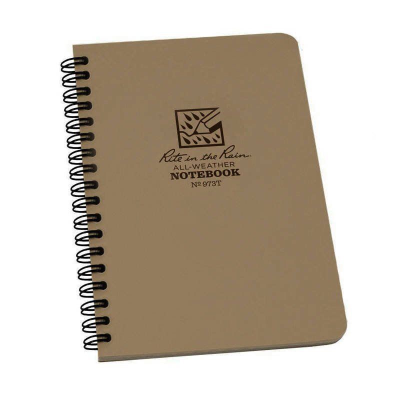 Rite in the Rain - All-Weather Notebook - 4 5/8 x 7" - Tan