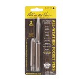 Rite in the Rain - All-Weather Flat Dark Earth Pocket Pen - 2 pcs. - Black ink