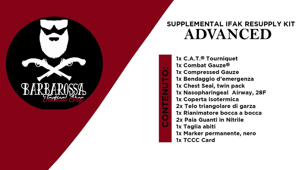SUPPLEMENTAL IFAK RESUPPLY KIT - ADVANCED