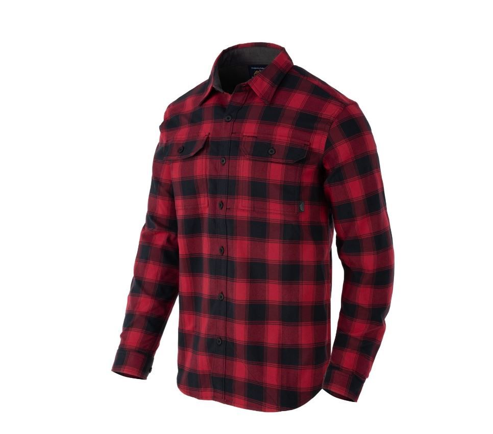 Helikon Tex - Greyman Shirt - Coral Crimson Checkered