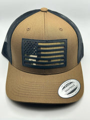 Cappellino Snap Back Flag America - Brown