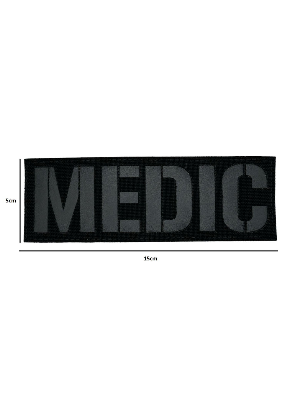 Patch Laser Cut MEDIC Large - Black