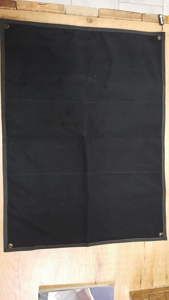 Pannello Porta Patch Velcrato - Black