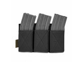 Warrior Triple Elastic Mag Pouch - Black
