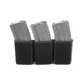 Triple Velcro Mag Pouch for 5.56mm Mags. - Black