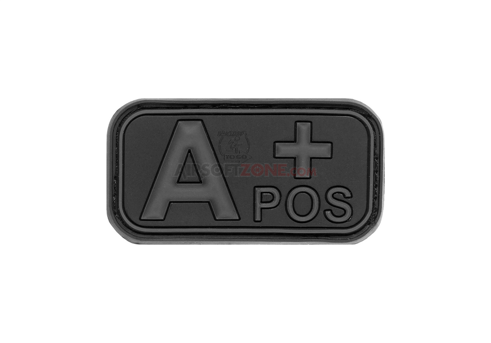 Patch Gruppo Sanguigno A+ Grey