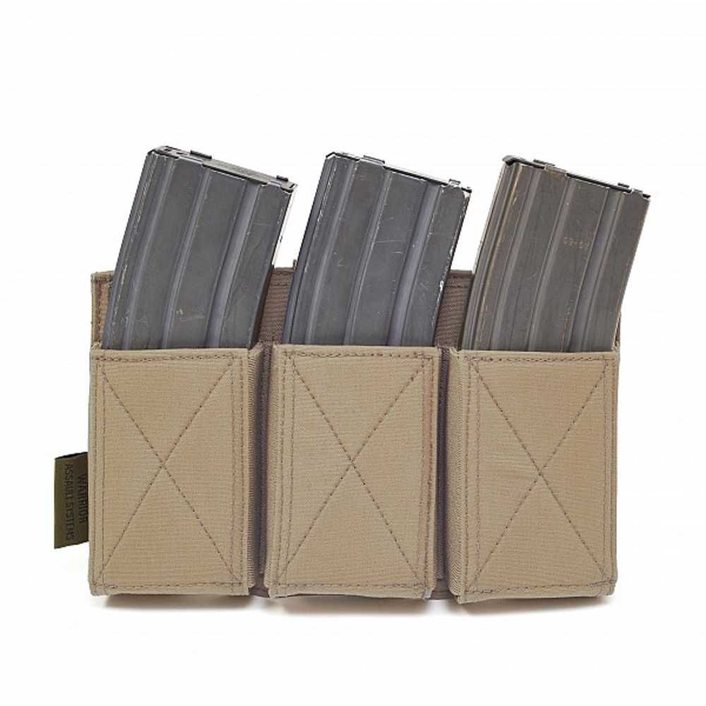 Warrior Triple Elastic Mag Pouch - Coyote Tan