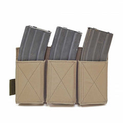 Warrior Triple Elastic Mag Pouch - Coyote Tan