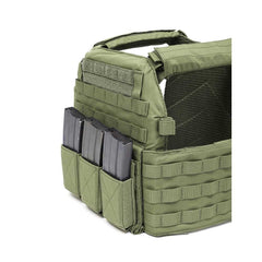 Warrior Triple Elastic Mag Pouch - OD Green