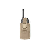 Warrior Adjustable Radio Pouch Coyote Tan