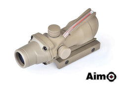 ACOG 4x32 con Fibra Ottica Rosso - Desert