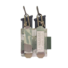 Estuche para pistola Warrior con doble cuerda elástica y corte láser - Verde Ranger