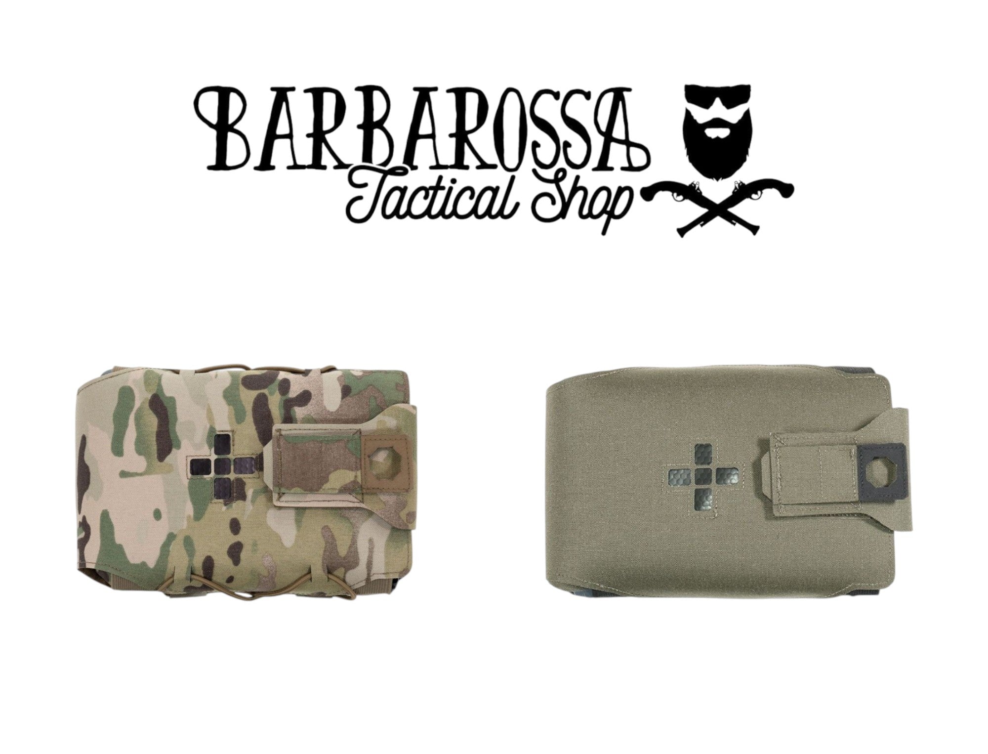 Botiquín de primeros auxilios individual horizontal grande cortado con láser Warrior – MultiCam